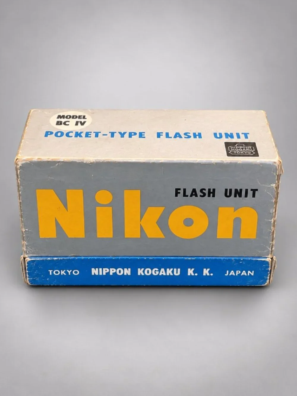 Vintage Nikon BC IV Pocket Flash Unit for Nikon S2 Nippon Kogaku w/ Case & Box